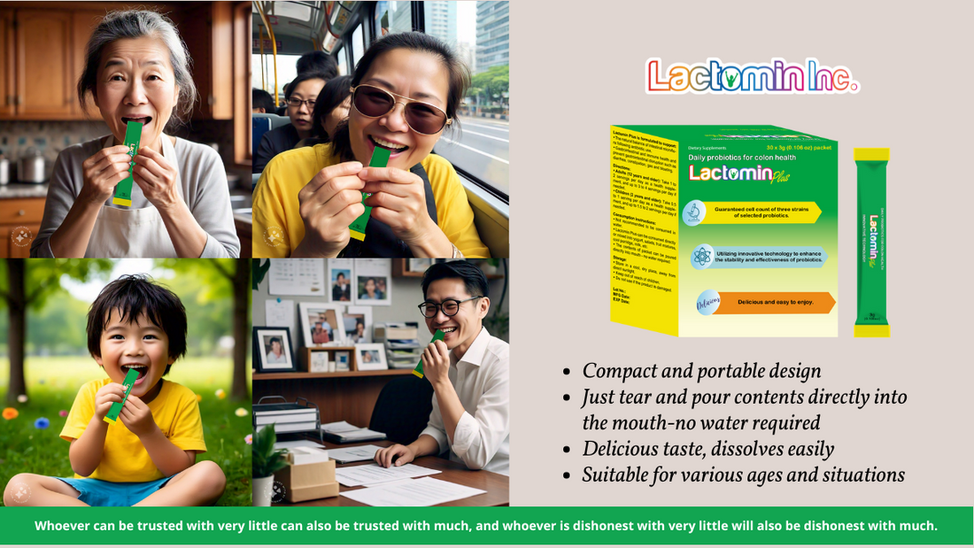 LACTOMIN PLUS – PROBIOTIC SOLUTION: THE CONVENIENCE OF CONSUMPTION