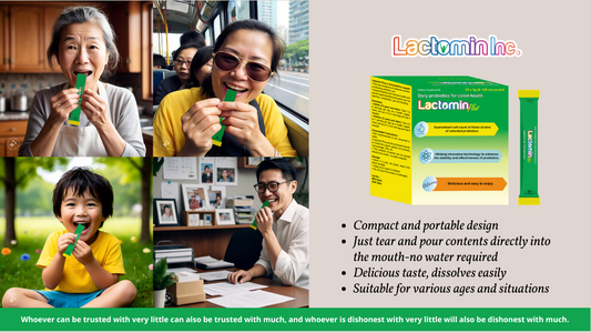 LACTOMIN PLUS – PROBIOTIC SOLUTION: THE CONVENIENCE OF CONSUMPTION